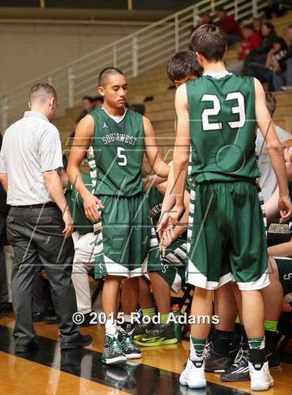 Thumbnail 1 in North Star vs. Lincoln Southwest (Heartland Athletic Conference Tournament) photogallery.