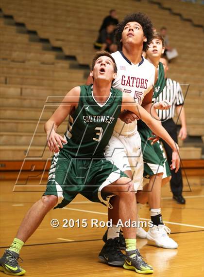 Thumbnail 2 in North Star vs. Lincoln Southwest (Heartland Athletic Conference Tournament) photogallery.