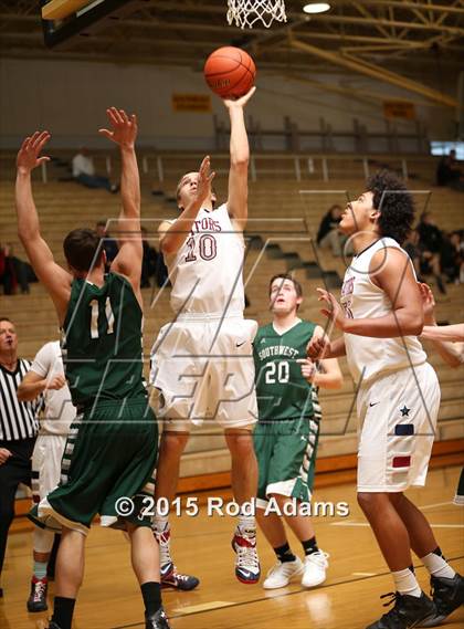 Thumbnail 1 in North Star vs. Lincoln Southwest (Heartland Athletic Conference Tournament) photogallery.