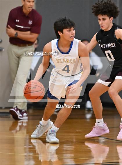 Thumbnail 2 in Davenport vs Blanco (Marion Basketball Tournament) photogallery.