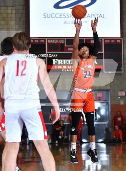 Thumbnail 3 in Whitney Young @ Mater Dei (Nike Extravaganza) photogallery.