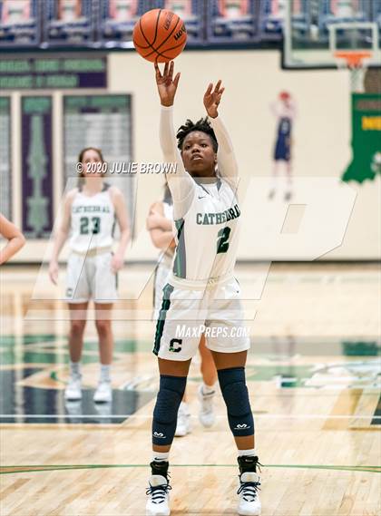 Thumbnail 2 in Cathedral vs. Indianapolis Bishop Chatard (City Tournament) photogallery.