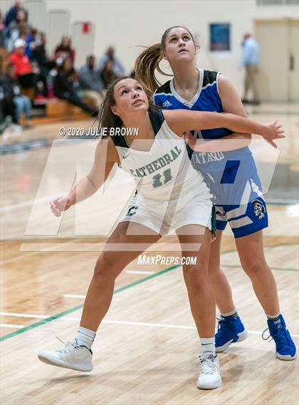 Thumbnail 1 in Cathedral vs. Indianapolis Bishop Chatard (City Tournament) photogallery.