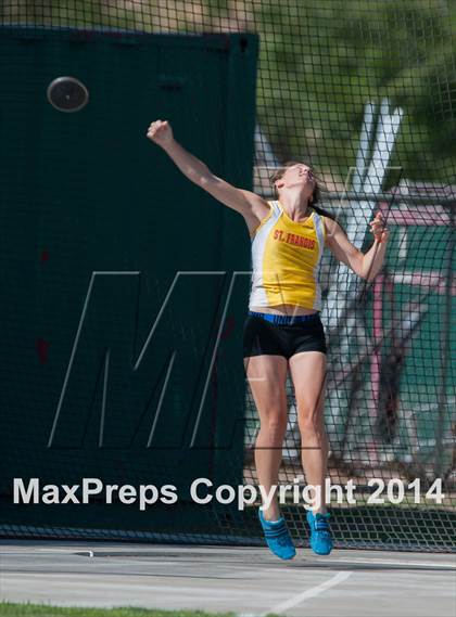 Thumbnail 1 in CIF Track and Field State Championship Finals (Saturday Girls Events) photogallery.