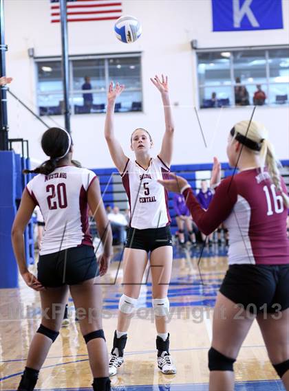 Thumbnail 2 in Central vs. Newton (KSHSAA 5A Sub-State Tournament) photogallery.