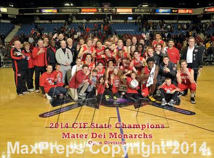 Thumbnail 1 in Mater Dei (CIF State Open Division Award Photos) photogallery.