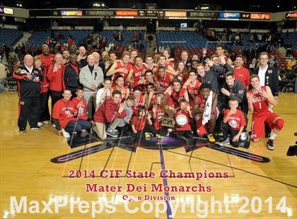 Thumbnail 2 in Mater Dei (CIF State Open Division Award Photos) photogallery.