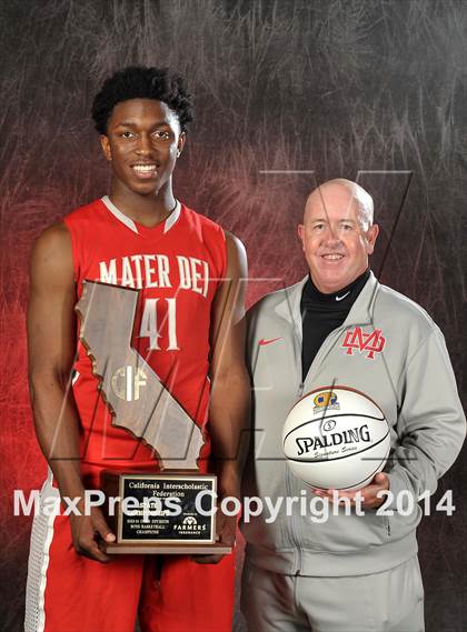 Thumbnail 2 in Mater Dei (CIF State Open Division Award Photos) photogallery.