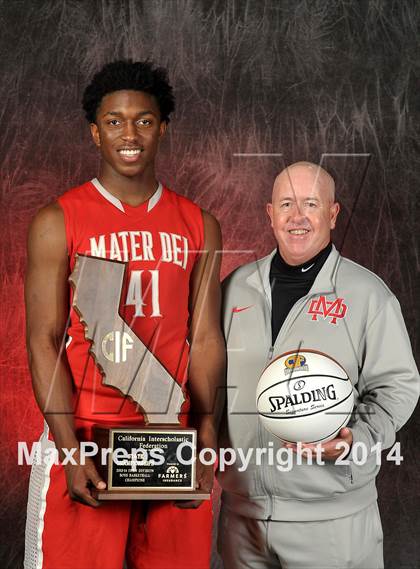 Thumbnail 1 in Mater Dei (CIF State Open Division Award Photos) photogallery.