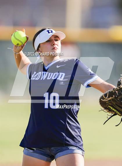 Thumbnail 2 in Redwood @ Selma (CIF CS Division II Round 1 Playoff) photogallery.