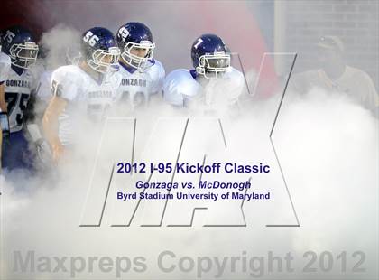Thumbnail 1 in Gonzaga vs. McDonogh (I-95 Kickoff Classic) photogallery.