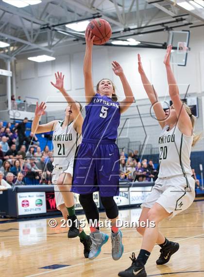 Thumbnail 2 in Manitou Springs vs. Lutheran (CHSAA 3A 3rd Place Final) photogallery.
