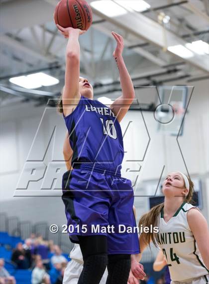 Thumbnail 2 in Manitou Springs vs. Lutheran (CHSAA 3A 3rd Place Final) photogallery.