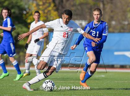 Thumbnail 2 in Pearl River vs. Amityville Memorial (NYSPHSAA Class A Final) photogallery.