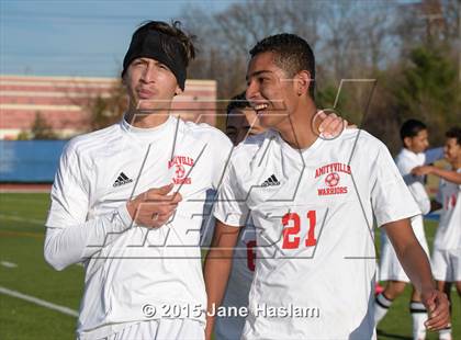 Thumbnail 1 in Pearl River vs. Amityville Memorial (NYSPHSAA Class A Final) photogallery.