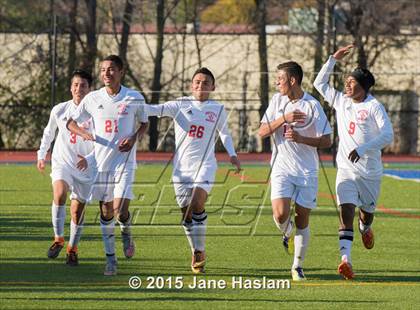 Thumbnail 2 in Pearl River vs. Amityville Memorial (NYSPHSAA Class A Final) photogallery.