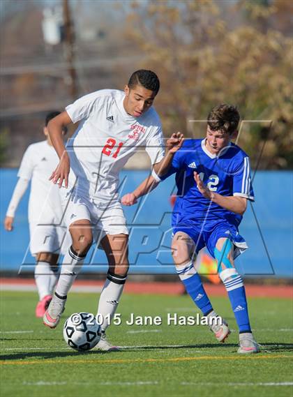 Thumbnail 1 in Pearl River vs. Amityville Memorial (NYSPHSAA Class A Final) photogallery.