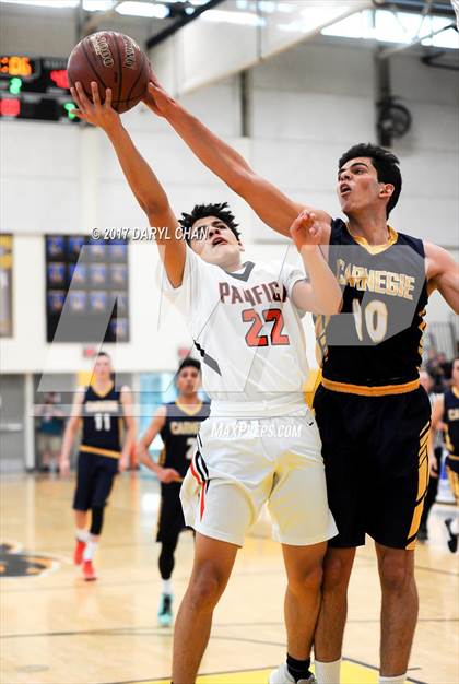 Thumbnail 1 in Carnegie Schools-Riverside vs. Pacifica Christian/Orange County (CIF-SS D6 Final) photogallery.