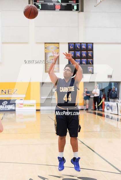 Thumbnail 2 in Carnegie Schools-Riverside vs. Pacifica Christian/Orange County (CIF-SS D6 Final) photogallery.