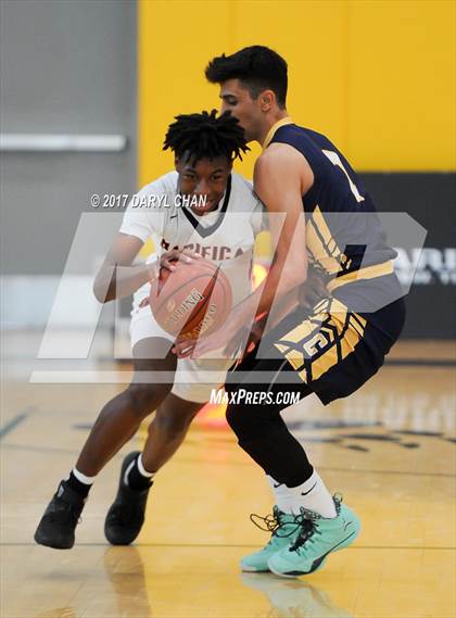 Thumbnail 2 in Carnegie Schools-Riverside vs. Pacifica Christian/Orange County (CIF-SS D6 Final) photogallery.