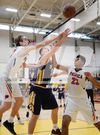 Thumbnail 2 in Carnegie Schools-Riverside vs. Pacifica Christian/Orange County (CIF-SS D6 Final) photogallery.