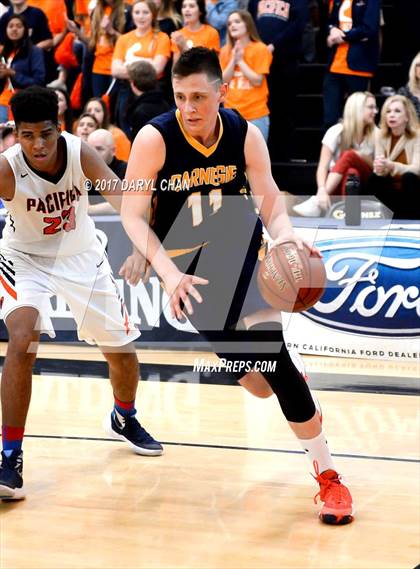 Thumbnail 2 in Carnegie Schools-Riverside vs. Pacifica Christian/Orange County (CIF-SS D6 Final) photogallery.