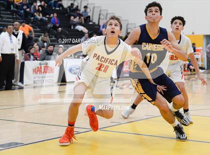 Thumbnail 2 in Carnegie Schools-Riverside vs. Pacifica Christian/Orange County (CIF-SS D6 Final) photogallery.