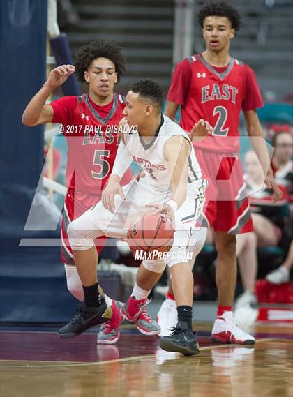 Thumbnail 2 in Eaglecrest vs. Denver East (CHSAA 5A Great 8) photogallery.