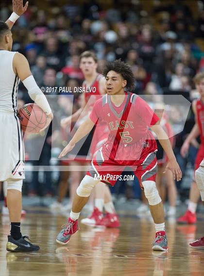 Thumbnail 1 in Eaglecrest vs. Denver East (CHSAA 5A Great 8) photogallery.