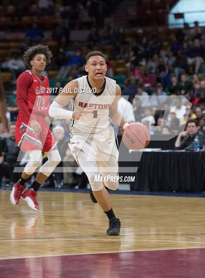 Thumbnail 1 in Eaglecrest vs. Denver East (CHSAA 5A Great 8) photogallery.