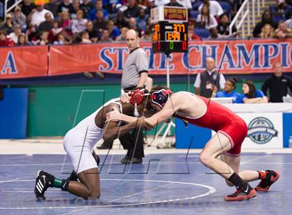 Thumbnail 3 in NCHSAA State 4A Boys Wrestling Championships (Finals) photogallery.