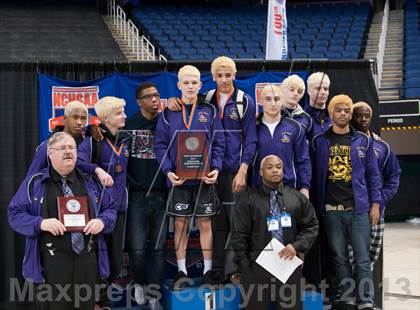 Thumbnail 3 in NCHSAA State 4A Boys Wrestling Championships (Finals) photogallery.