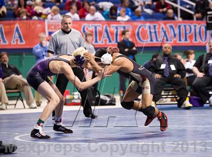 Thumbnail 3 in NCHSAA State 4A Boys Wrestling Championships (Finals) photogallery.