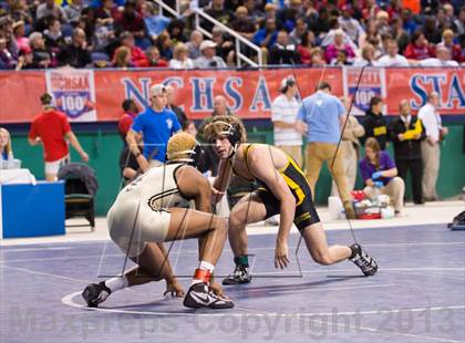 Thumbnail 1 in NCHSAA State 4A Boys Wrestling Championships (Finals) photogallery.