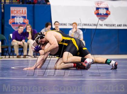 Thumbnail 3 in NCHSAA State 4A Boys Wrestling Championships (Finals) photogallery.