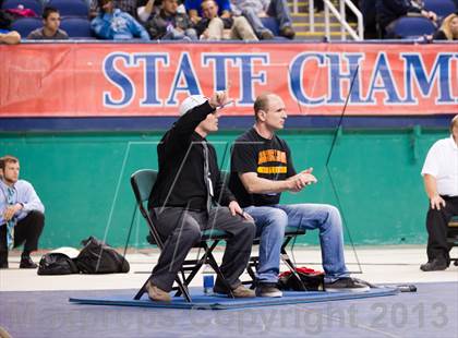 Thumbnail 3 in NCHSAA State 4A Boys Wrestling Championships (Finals) photogallery.