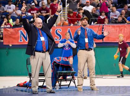 Thumbnail 3 in NCHSAA State 4A Boys Wrestling Championships (Finals) photogallery.