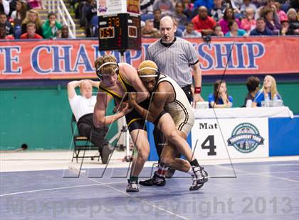 Thumbnail 1 in NCHSAA State 4A Boys Wrestling Championships (Finals) photogallery.