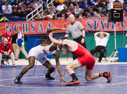 Thumbnail 3 in NCHSAA State 4A Boys Wrestling Championships (Finals) photogallery.
