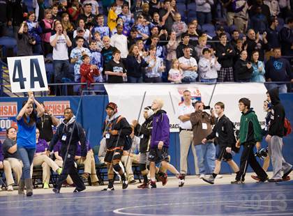 Thumbnail 1 in NCHSAA State 4A Boys Wrestling Championships (Finals) photogallery.