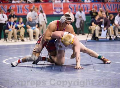 Thumbnail 1 in NCHSAA State 4A Boys Wrestling Championships (Finals) photogallery.