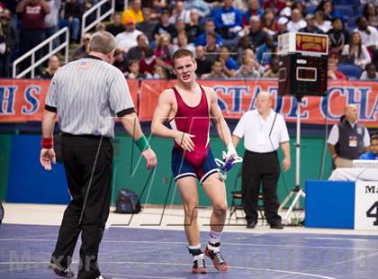 Thumbnail 3 in NCHSAA State 4A Boys Wrestling Championships (Finals) photogallery.