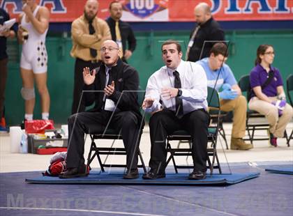 Thumbnail 1 in NCHSAA State 4A Boys Wrestling Championships (Finals) photogallery.