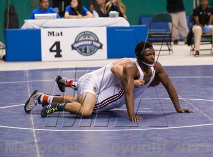 Thumbnail 3 in NCHSAA State 4A Boys Wrestling Championships (Finals) photogallery.