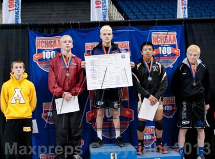 Thumbnail 1 in NCHSAA State 4A Boys Wrestling Championships (Finals) photogallery.
