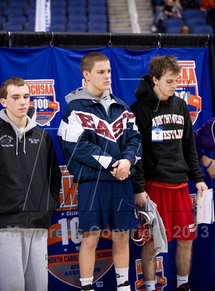 Thumbnail 3 in NCHSAA State 4A Boys Wrestling Championships (Finals) photogallery.