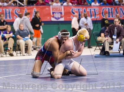 Thumbnail 3 in NCHSAA State 4A Boys Wrestling Championships (Finals) photogallery.
