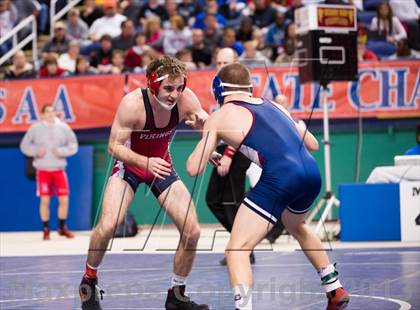 Thumbnail 2 in NCHSAA State 4A Boys Wrestling Championships (Finals) photogallery.