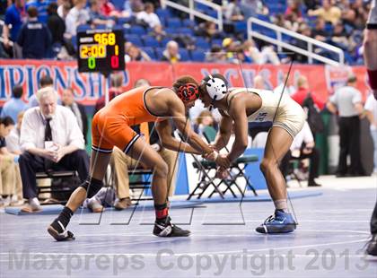 Thumbnail 2 in NCHSAA State 4A Boys Wrestling Championships (Finals) photogallery.