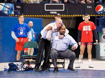 Thumbnail 1 in NCHSAA State 4A Boys Wrestling Championships (Finals) photogallery.